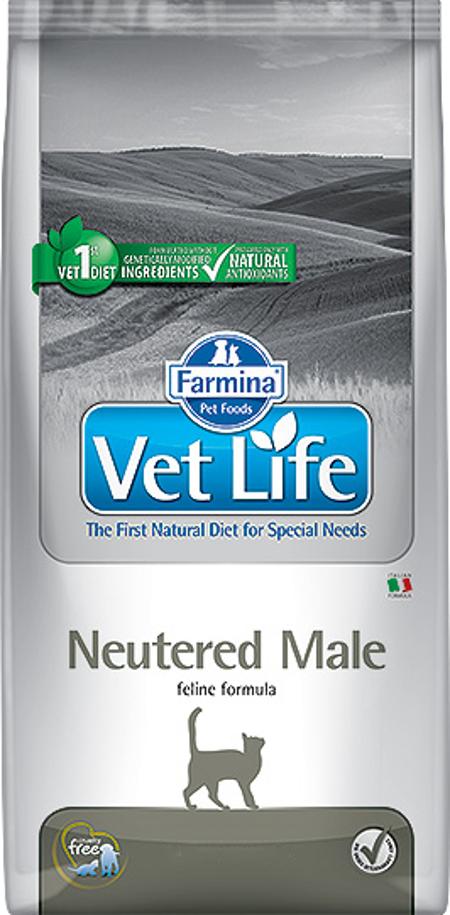 Корм для кошек Farmina Vet Life Management Neutered Male стерилизованных КОТОВ