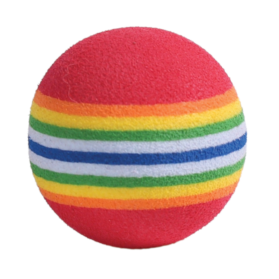 Игрушка для кошек Радужный мячик 4,2см 1 шт