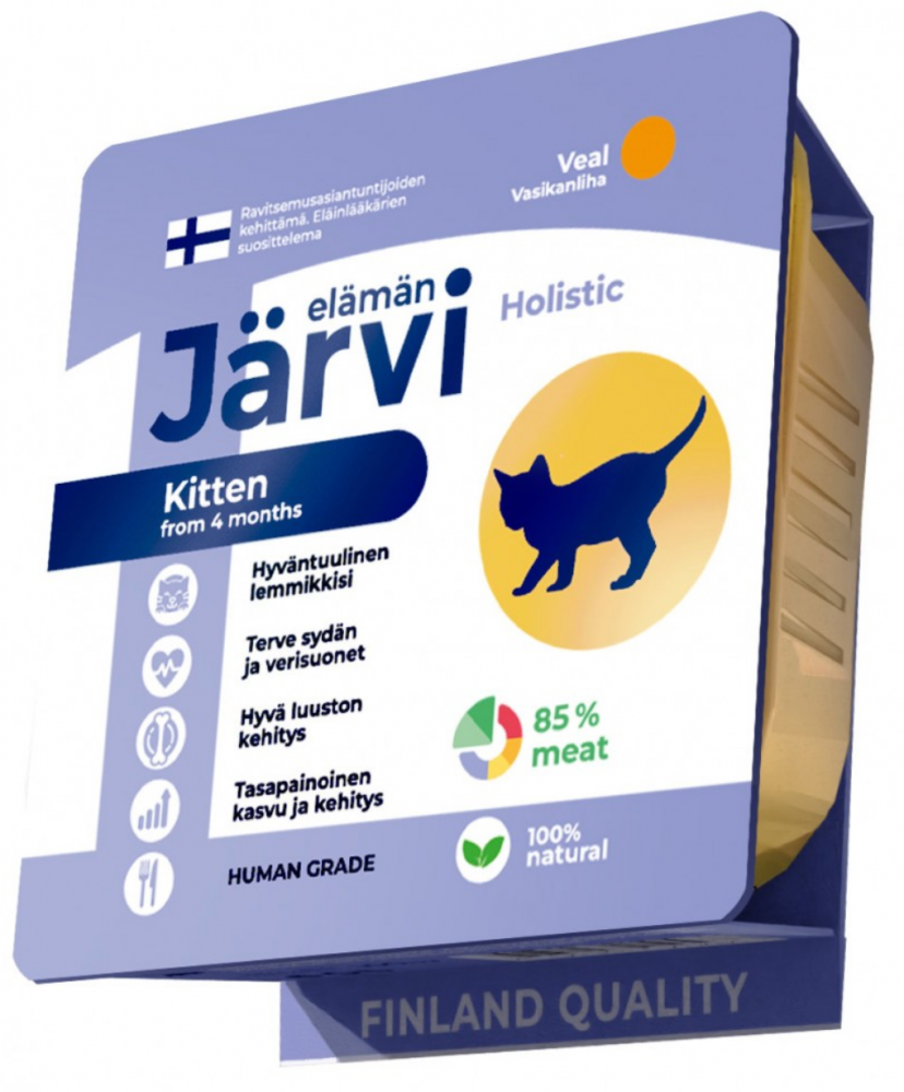 Консерва Jarvi Котята Телятина (ламистер) для котят  100 г: ПАШТЕТ