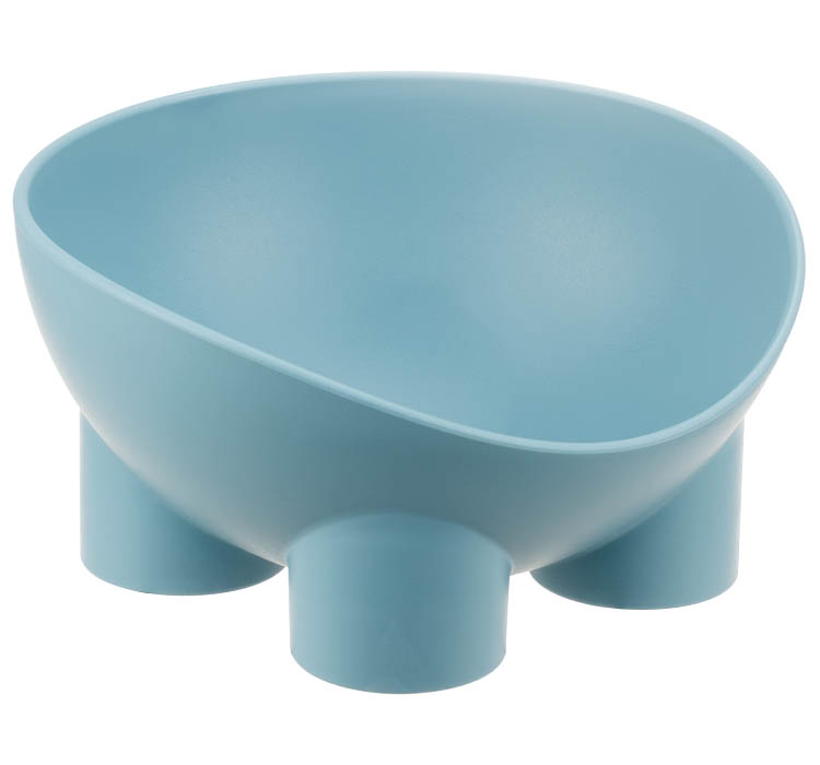 Миска Моськи авоськи пластиковая для животных СЛОН 0,3л голубая