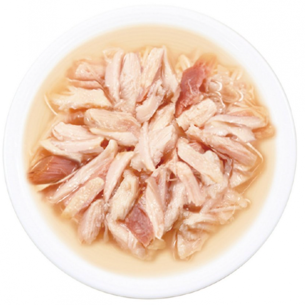 Консерва Инаба куриное филе с тунцом кацуо со вкусом морского гребешка для кошек 80 г