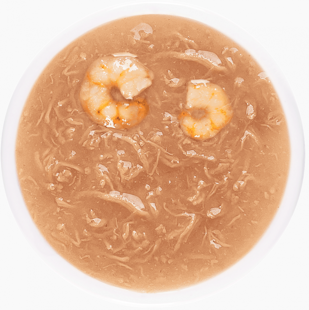 НАБОР Деревенские лакомства из Утки с креветкой : СУП 4*35 г для кошек