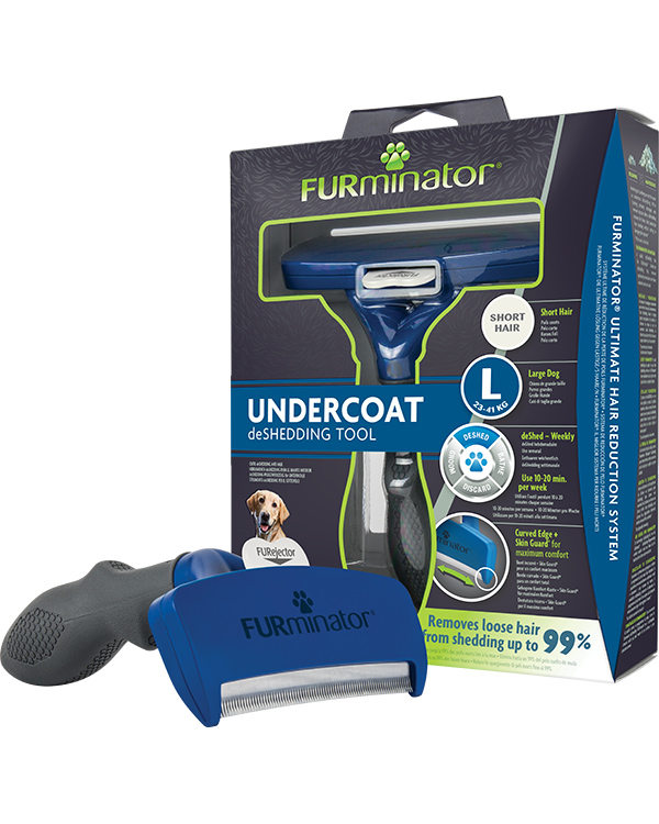 Расческа для собак Furminator крупных пород с короткой шерстью L